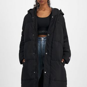Champion Women’s Rochester Long Line Puffer Jacket - Black