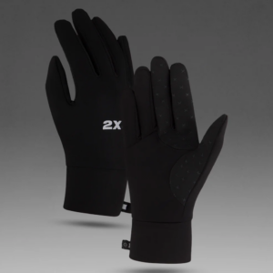 2XU Thermal Run Gloves - Black/Silver