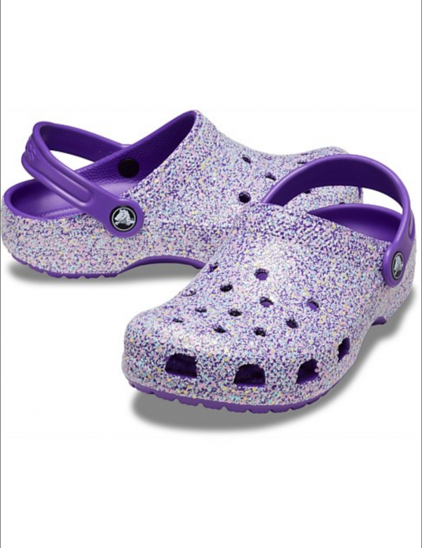 Neon purple outlet crocs