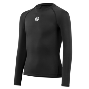 Skins Youth Series-1 Long Sleeve Compression Top (Black)