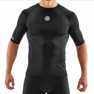Skins Men's Series-1 Short Sleeve Compression Top (Black)