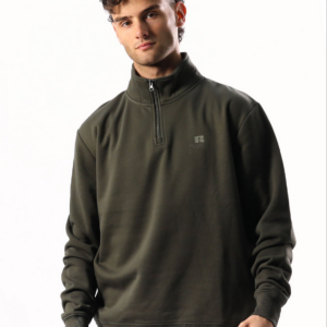 Russell Athletic Men's Brooklyn Quarter Zip (Olive)