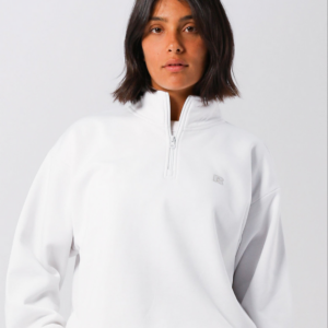 Russell Athletic Women's R Logo 1/4 Zip (Stardust)