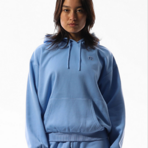 Russell Athletic Women's R Logo Hoodie (Clear Sky Blue)