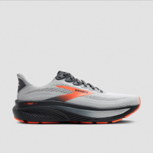 Brooks Men's Ghost 17 (Oyster Mushroom/Orange/Ebony)