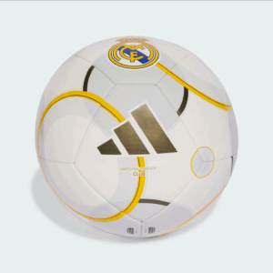 Adidas Real Madrid Club Home Ball (White/Bold Gold/Light Solid Grey)