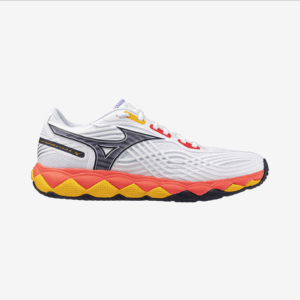 Mizuno Men's Wave Enforce Tour 2 AC (White/Fiery Coal/Citrus)