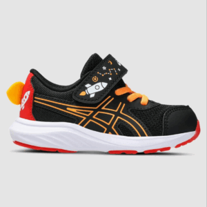 ASICS Kid's Contend 9 TS School Yard (Black/Orange Pop)