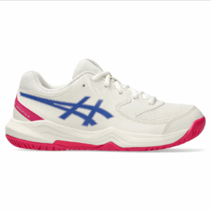 ASICS Kid's Gel-Dedicate 8 GS (Cream/Dark Cobalt)