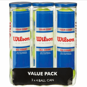 Wilson Tour Comp All Court 4-Ball Can 3x Value Pack