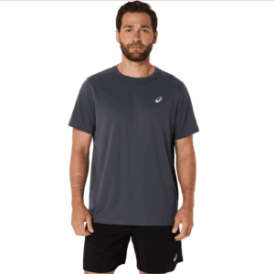ASICS Men's Silver SS Top (Carrier Grey)