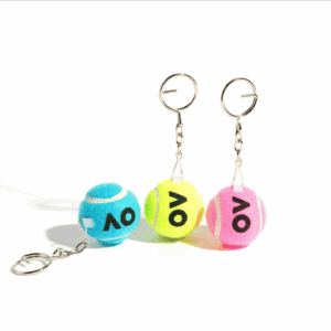 Dunlop Australian Open Tennis Ball Keyring 3 Pack