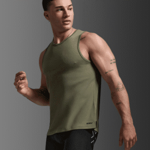 2XU Men's Aero Tank (Alpine/Black Reflective)