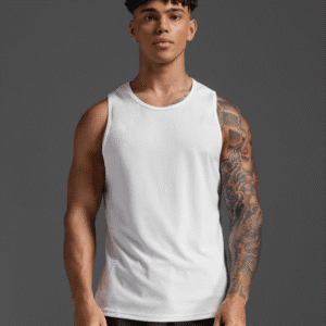 2XU Men's Aero Tank (White/Silver Reflective)