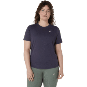 ASICS Women's Silver SS Top (Indigo Fog)
