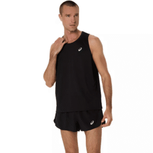ASICS Men's Silver Singlet (Performance Black)