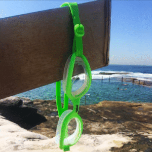 Eyeline Flex SS Goggle Clear Lens Green Frame