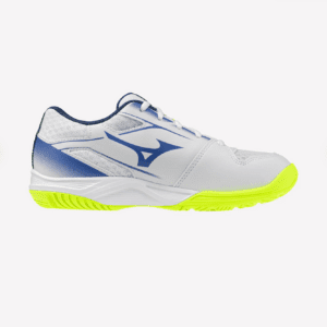Mizuno Kids Break Shot 5 Jr AC (White/Dazzling Blue/Lightning Yellow)