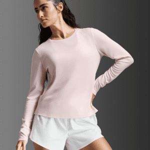 2XU Women's Aero Long Sleeve (Pink Frost/Pink Frost Reflective)