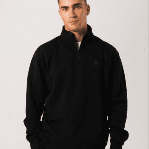 Russell Athletic Men's Brooklyn Quarter Zip (Black)