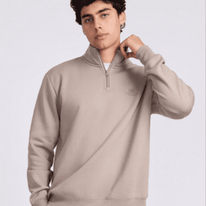 Russell Athletic Men's Brooklyn Quarter Zip (Driftwood)