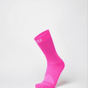 BIOSx Elite Performance Crew Compression Socks (Neon Pink)