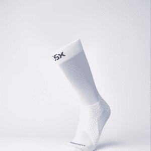 BIOSx Elite Performance Crew Compression Socks (Crisp White)