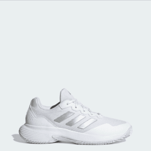 Adidas Women's Game Court 2 (Cloud White/Silver Metallic/Cloud White)