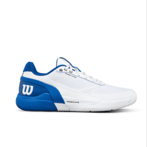 Wilson Men's Rush Pro 5 (White/Deja Vu Blue/Safety Yellow)