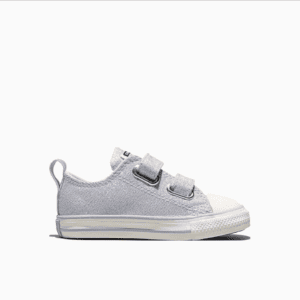 Converse Infant's Chuck Taylor All Star 2V Shine Low Top (Almost Lavender/Silver/White)